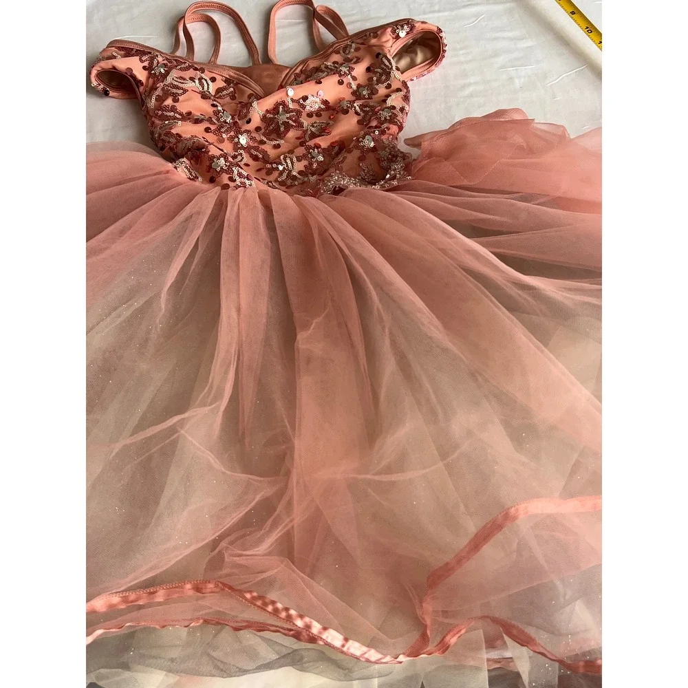 Pink Weissman girls professional ballet costume